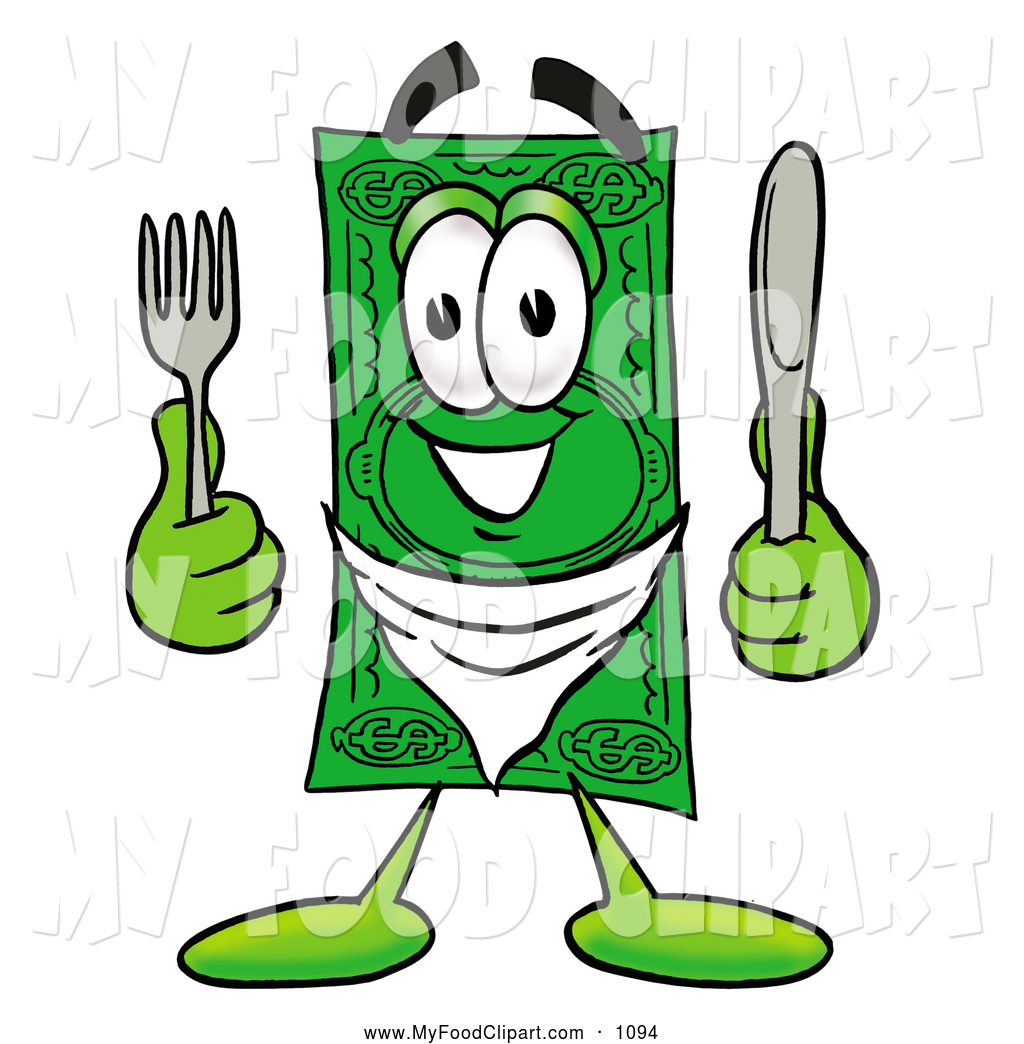 1024x1044 Food Clip Art Of A Happy Dollar Bill Mascot Cartoon Character