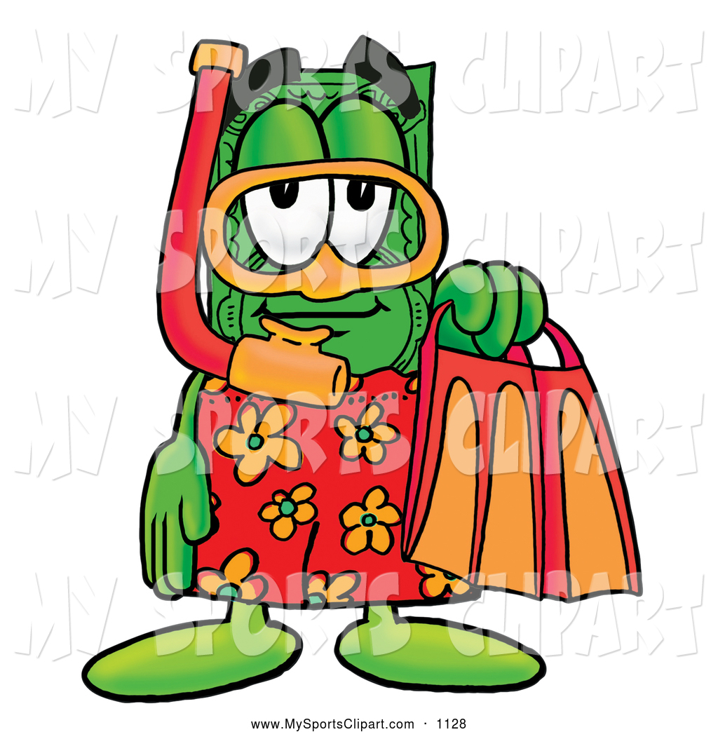 1024x1044 Sports Clip Art Of A Happy Dollar Bill Mascot Cartoon Character