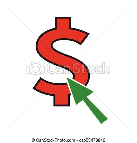 450x470 Dollar Sign Money Icon Eps Vector