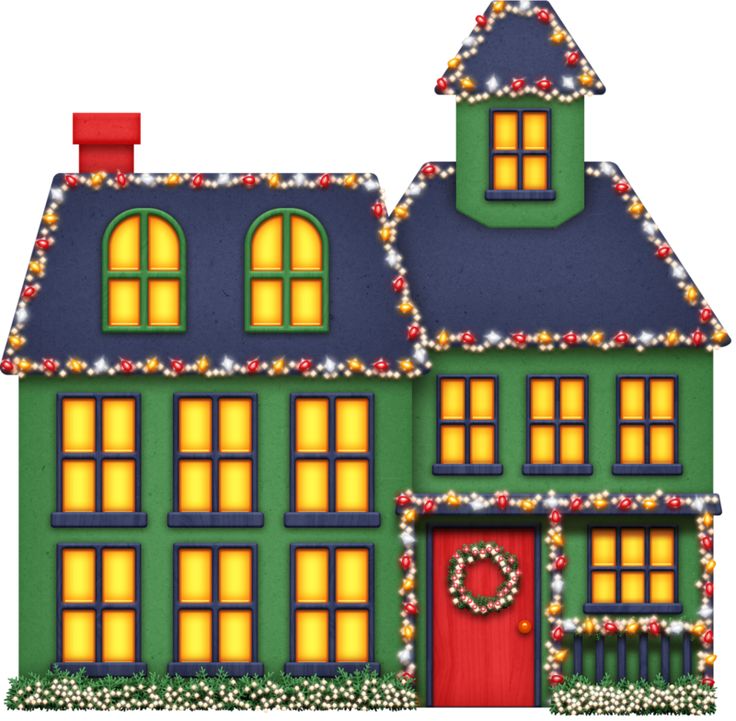 736x721 Christmas Lights Clipart House Clipart