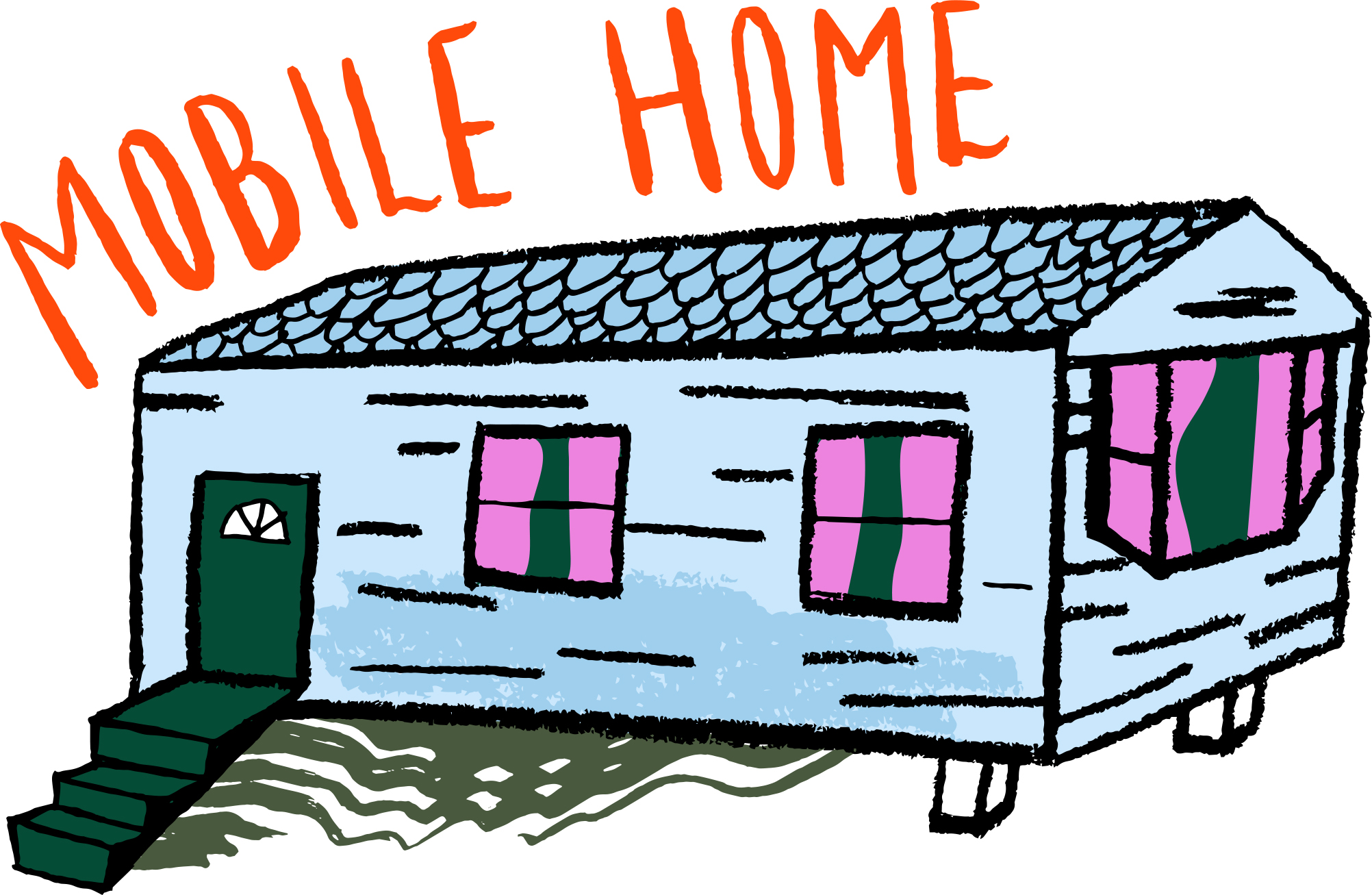 2004x1307 Clipart Of Mobile Homes Jaxstormrealverseus, Mobile Home Clip Art