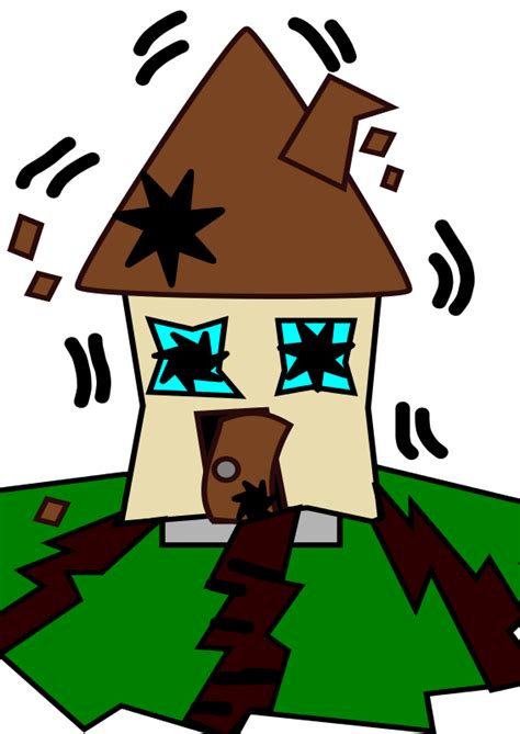 474x669 Broken House Clip Art