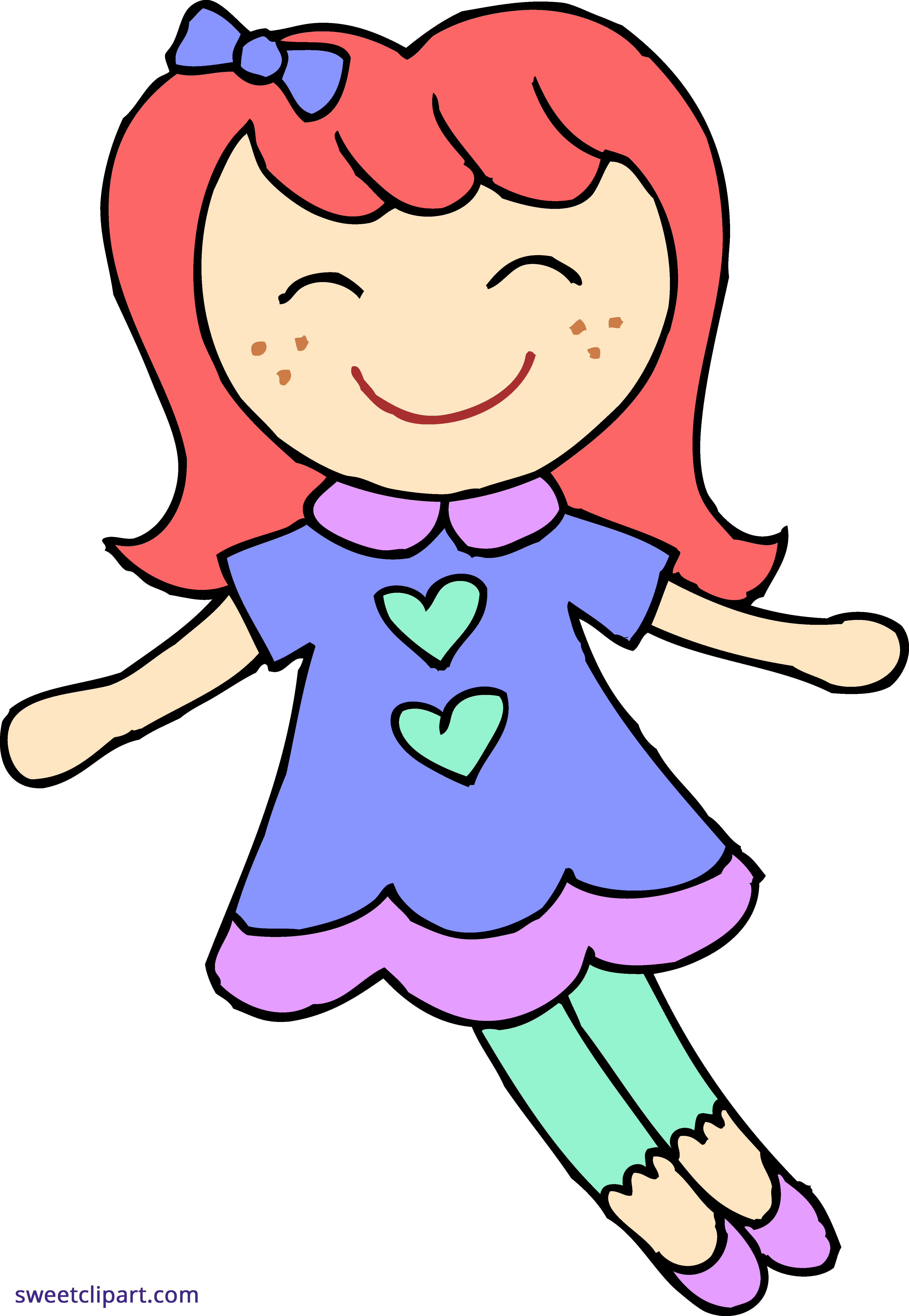 4110x5948 Cute Dolly Clipart Clipart
