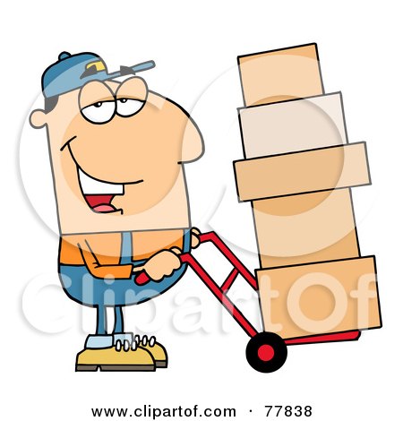 450x470 Royalty Free (Rf) Clipart Illustration Of A Friendly Caucasian