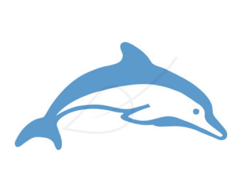 340x270 Dolphin Digital Stamp Clip Art Clipart Panda