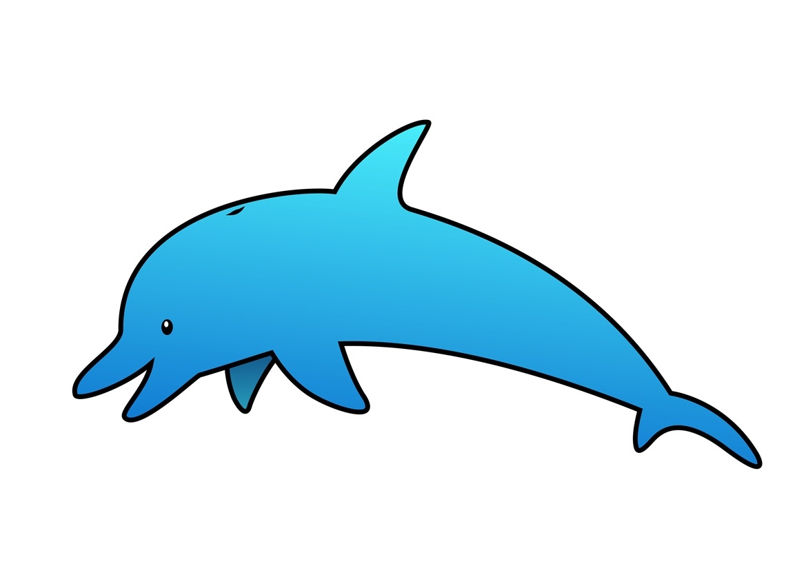 1140x834 Awesome Dolphin Clipart Design