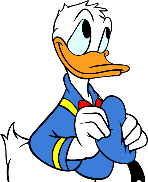 568x700 Donald Duck Clipart Sad