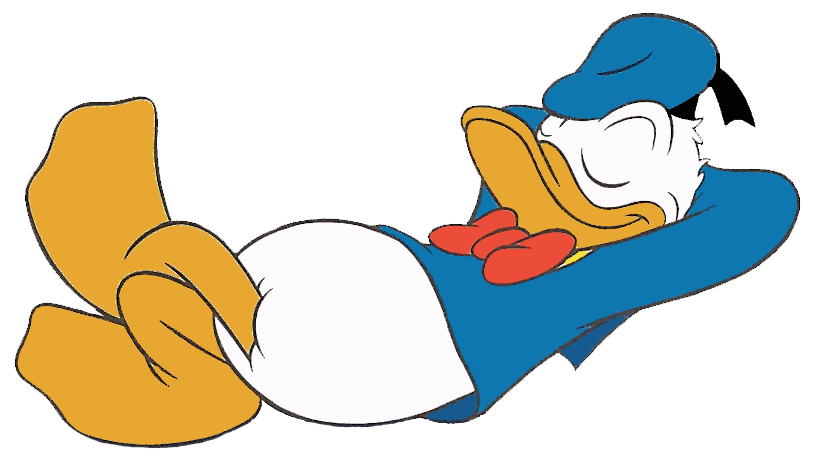 813x459 Donald Duck Silhouette Clipart