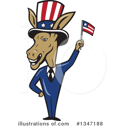 400x420 Democrat Donkey Clipart