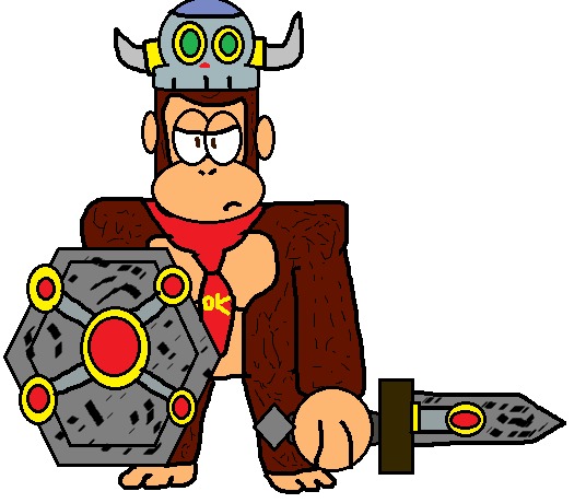 536x460 Donkey Kong As Soldier Stonekong By G1bfan