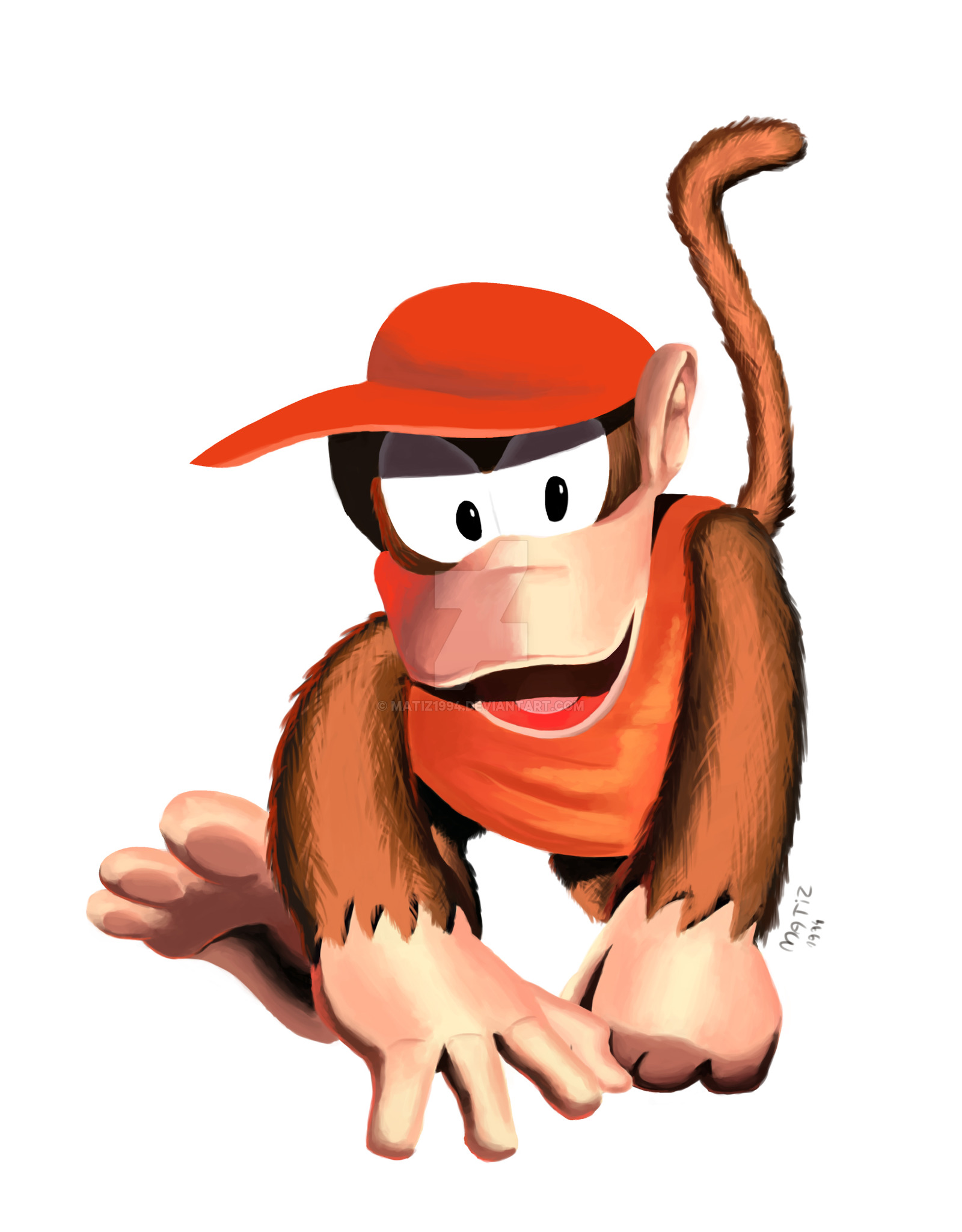 1600x2049 Diddy Kong By Matiz1994