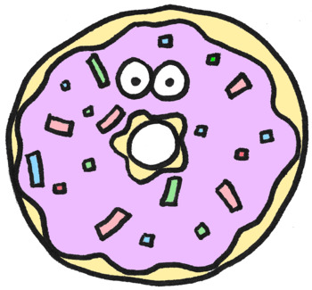 350x325 Donut Clipart By Perfectlyimperfectart Teachers Pay Teachers