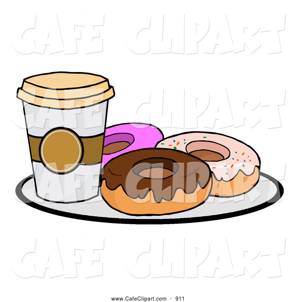 1024x1044 Coffee And Donuts Clipart