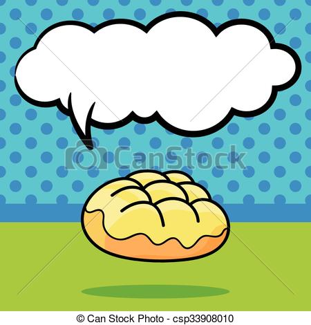 450x470 Bread Doodle Vector Clip Art