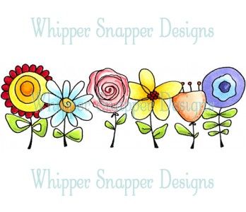 348x300 Groovy Blooms Clip Art Doodles, Journal And Flowers