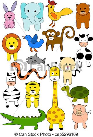 321x470 Animal Doodle Collection Eps Vectors