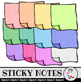344x350 Doodle Sticky Notes Clip Art By Prawny Teachers Pay Teachers