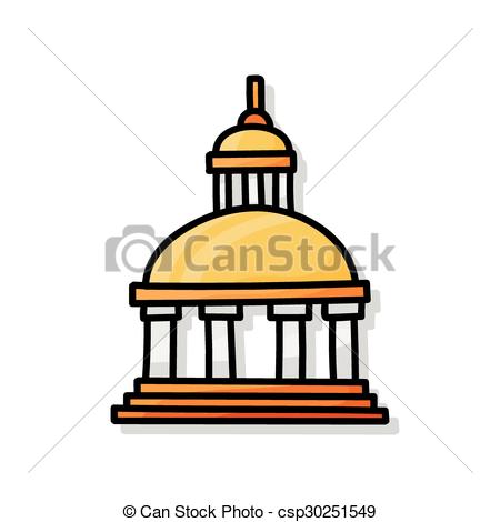 450x470 Building Doodle Eps Vector