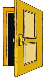166x267 Front Door Clipart
