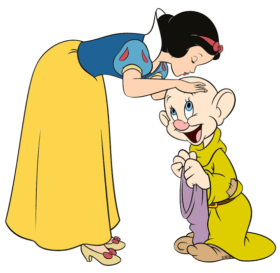 550x536 Snow White With Dwarfs Clip Art Disney Clip Art Galore