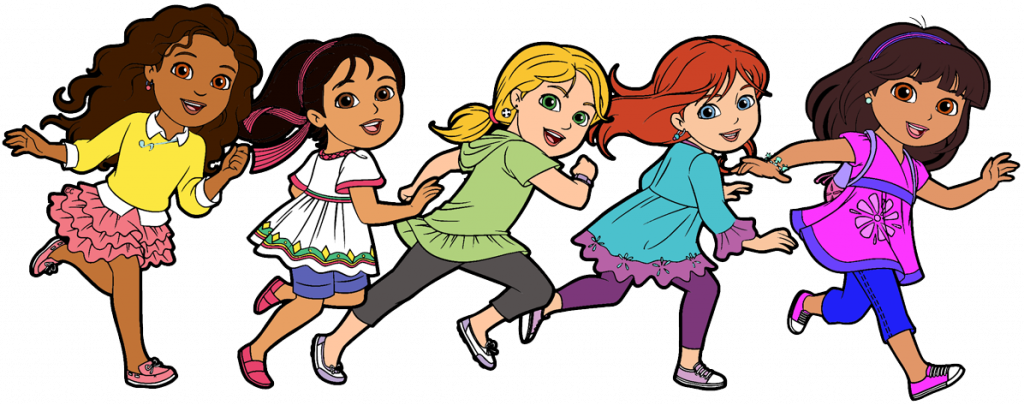 1024x405 School Friends Clipart Dora And Friends Clipart Cartoon Clip Art