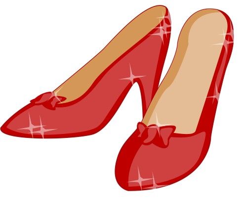 500x404 Dorothy Shoes Clipart
