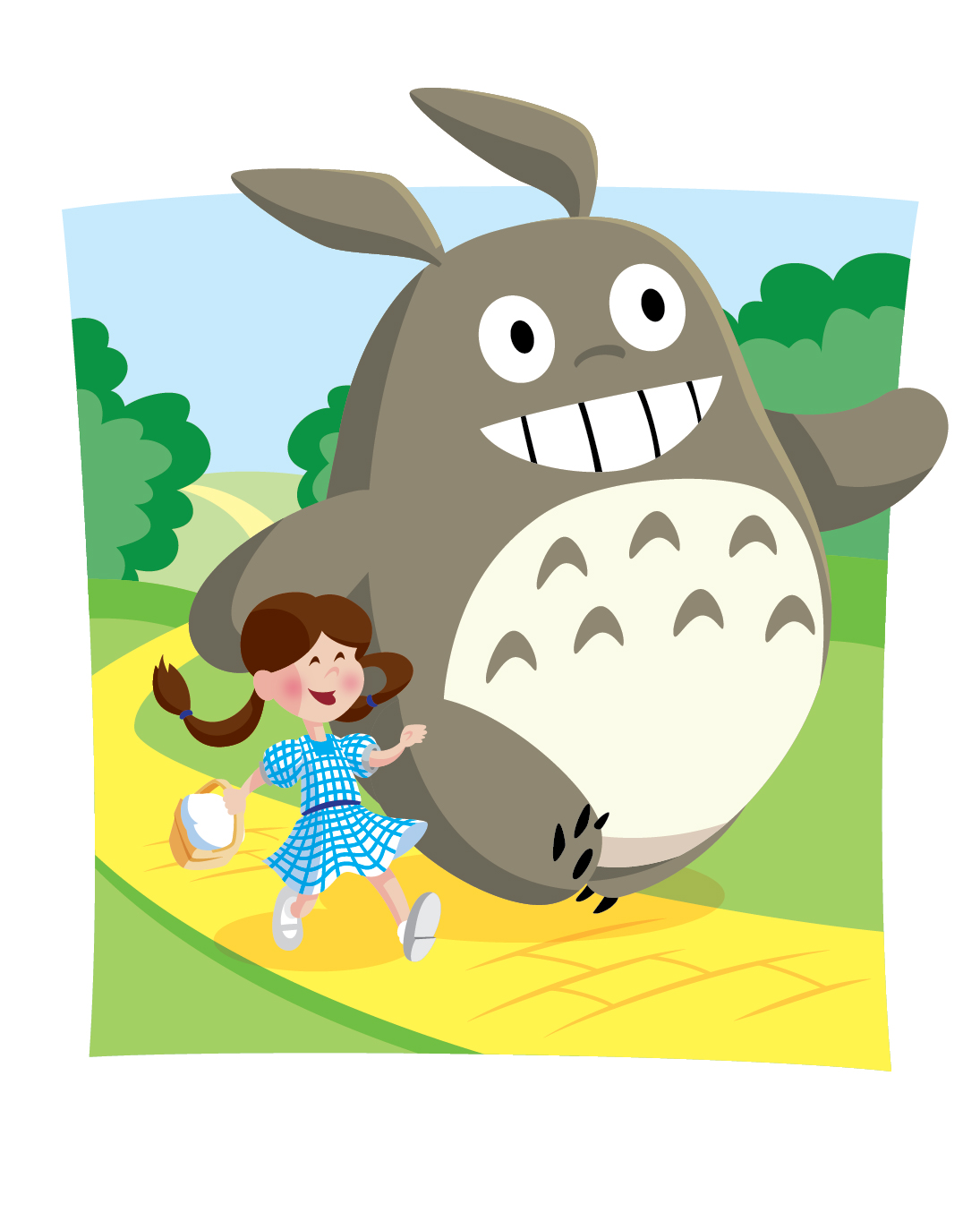 1095x1364 Art Sam Ples Dorothy And Toto(Ro) In Oz