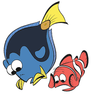 326x333 Ingenious Idea Nemo Clipart Black And White Finding Clip Art