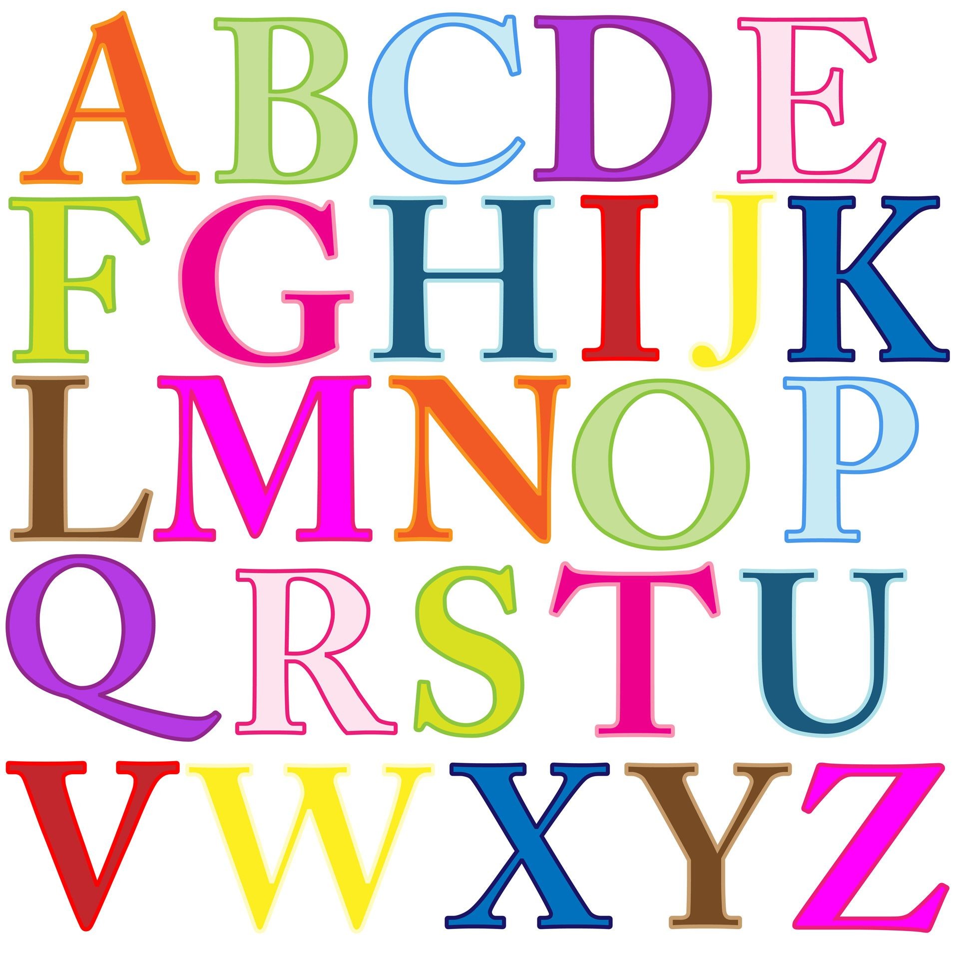 1920x1920 Alphabets Clipart Copy Polka Dot Lowercase Alphabet Clip Art Set
