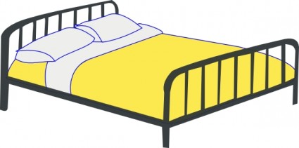 425x211 Rfc Double Bed Clip Art Vector Clip Art Free Vector Free Download