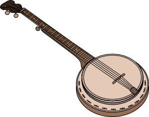 300x236 Banjo Clip Art