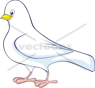 320x297 Cute Dove Clip Art