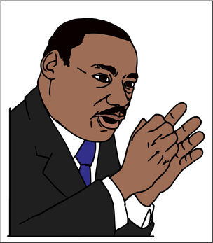 304x347 Martin Luther King Clipart