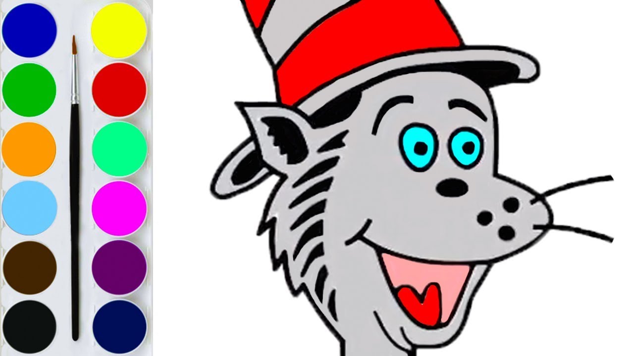 1280x720 How To Draw Dr. Seuss Characters Coloring Pages And Drawing