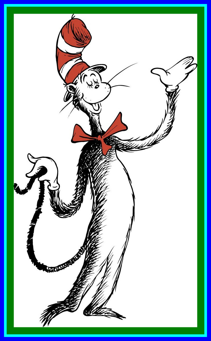 800x1292 The Best Dr Seuss Hat Clipart Superhero Coloring Cat In Svg Pict