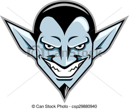 450x383 Dracula Head, Vector Illustration For Halloween Theme Eps Vector