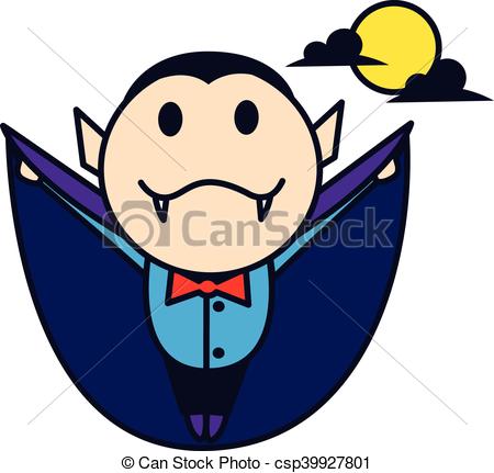 450x431 Fly Dracula Vector Art Illustration.