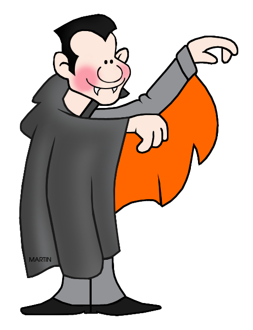 497x648 Halloween Clip Art By Phillip Martin, Dracula