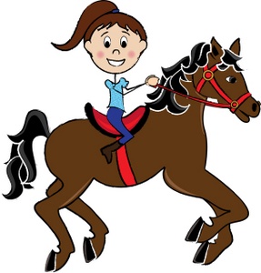 287x300 English Horse Riding Clipart Clipart Panda
