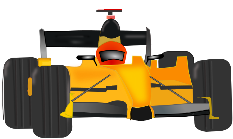 800x480 Collection Of Yellow Race Car Clipart High Quality, Free