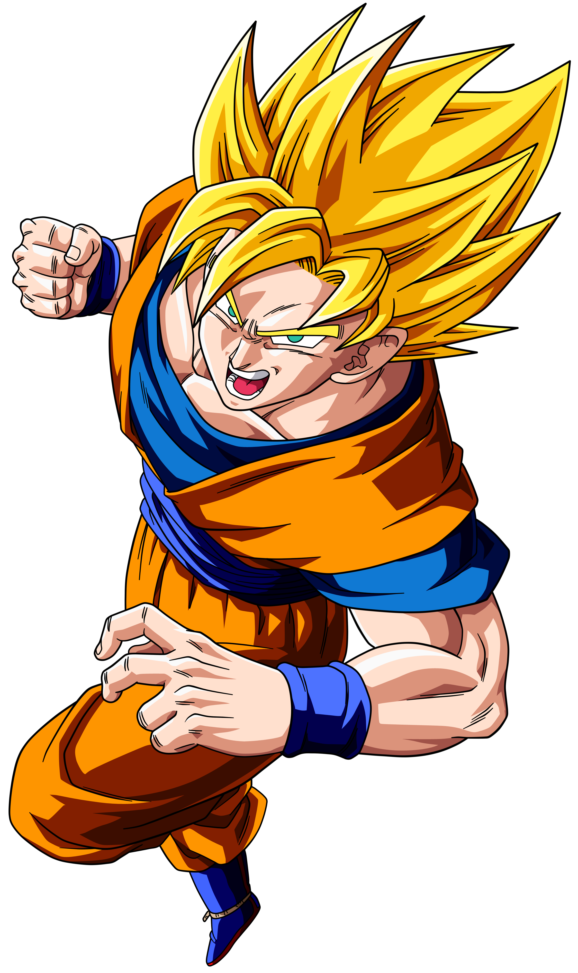 2376x4000 Dragon Ball Goku Png Clipart Png Mart