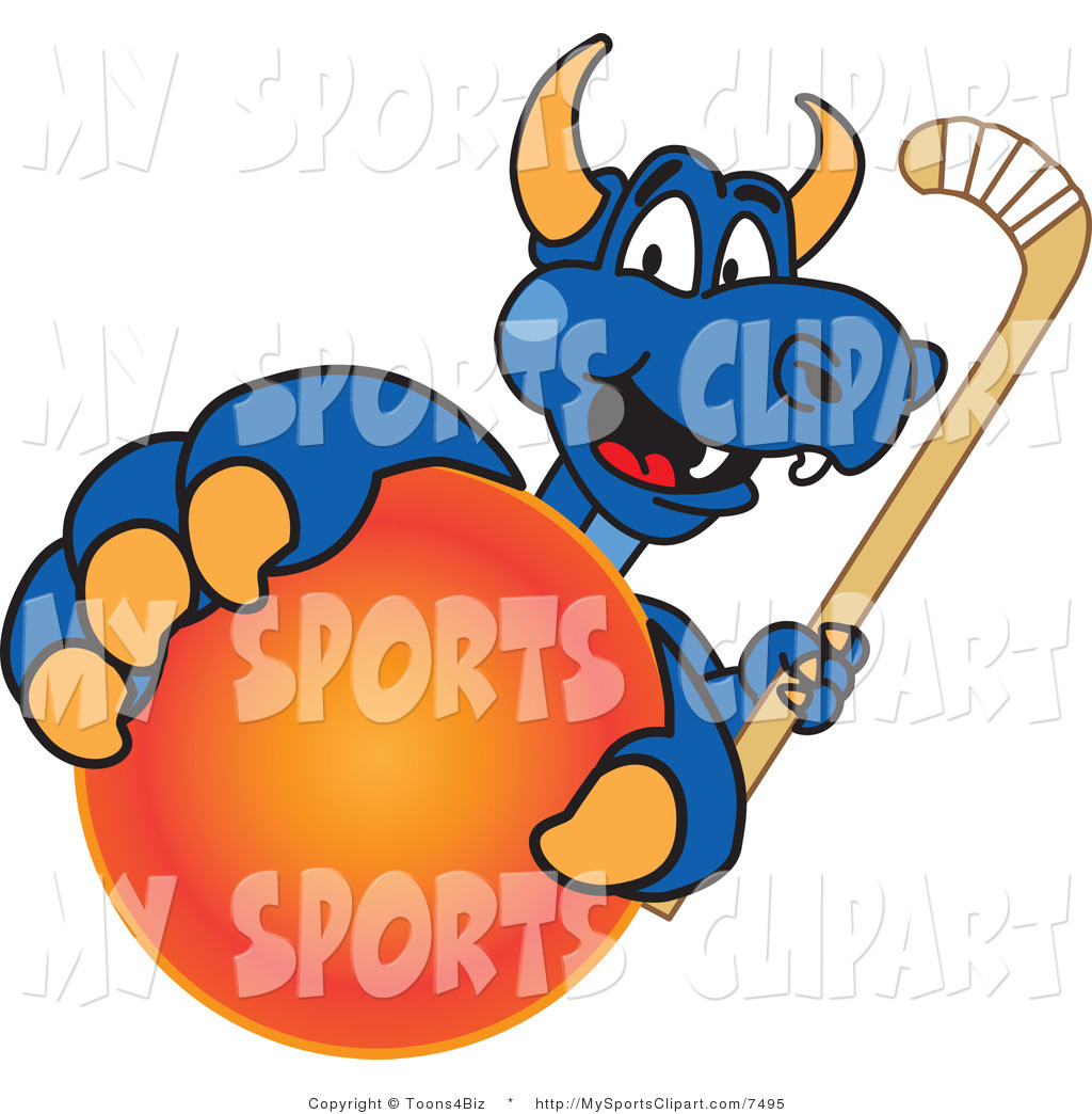 1024x1044 Sports Clip Art Of A Dragon Mascot Grabbing A Field Hockey Ball By