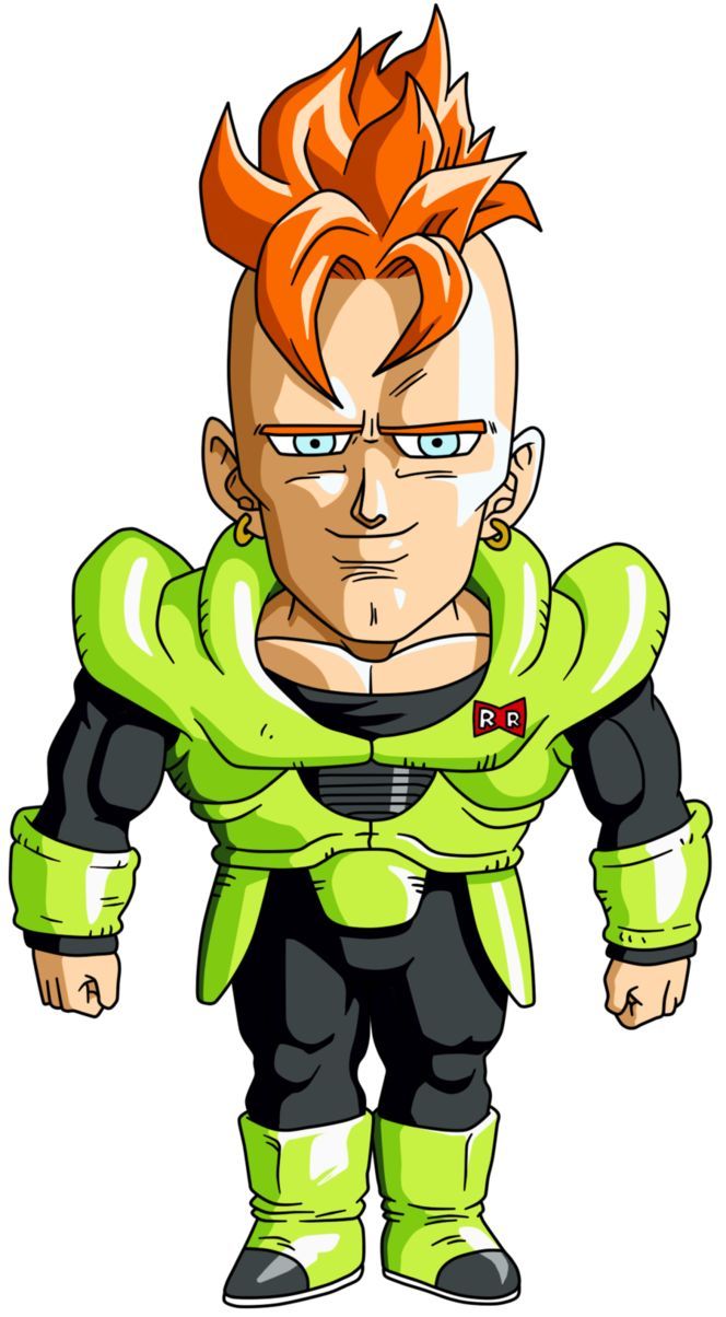 664x1204 Chibi Android 16 By Maffo1989