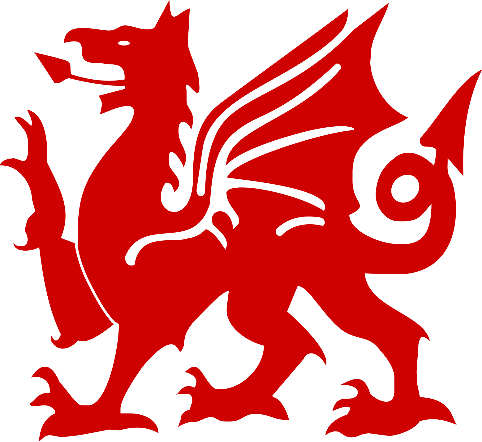 1558x1427 Clip Art Red Dragon Clip Art