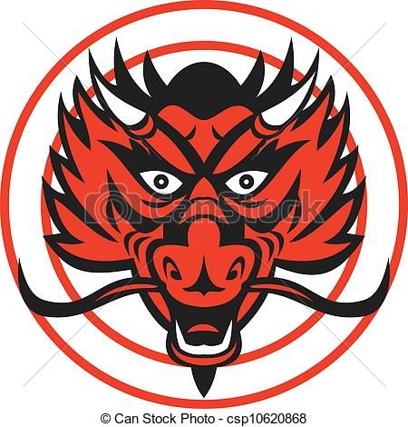 450x470 Nice Chinese Dragon Clipart