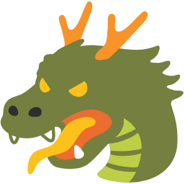 266x266 Emoji Android Dragon Face