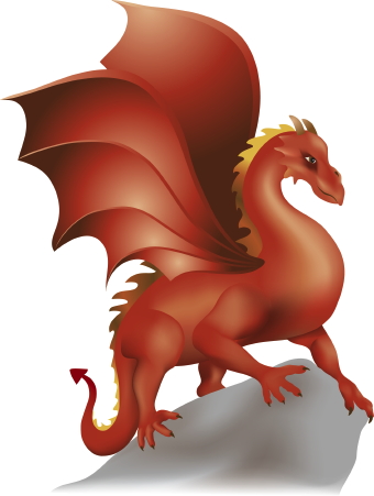 340x451 Scary Clipart Dragon