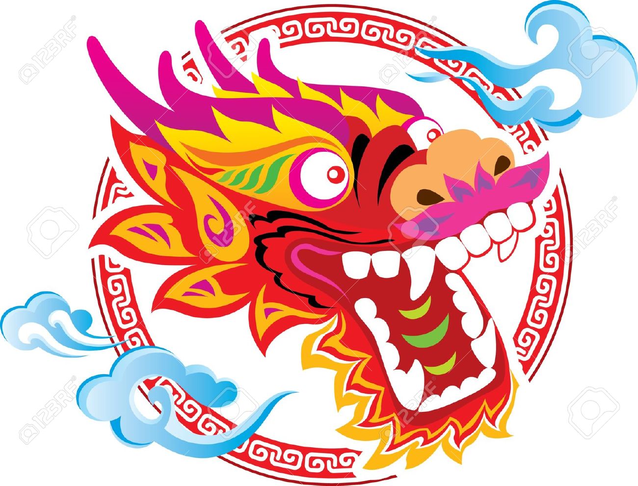 Dragon Head Clipart