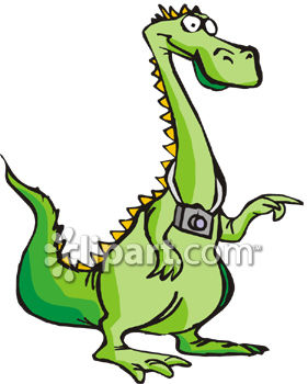281x350 Royalty Free Clipart Image A Dragon With A Camera