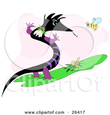 450x470 Cartoon Of A Floral Dragon Frame
